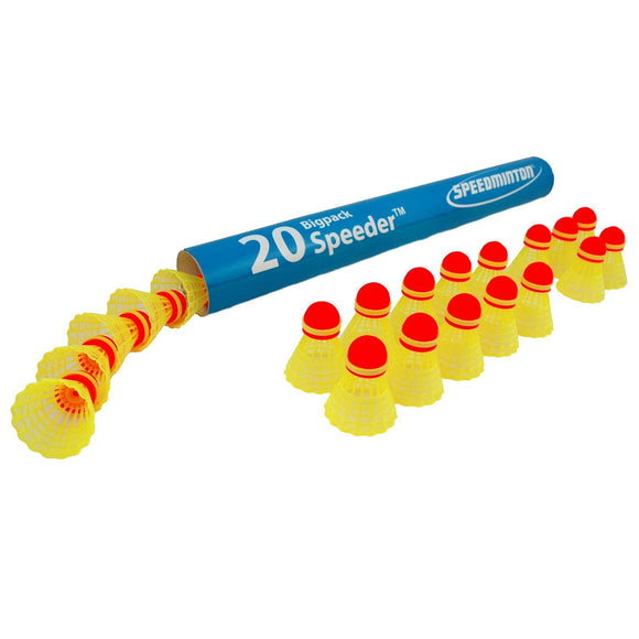 Speeder® Big Tube MATCH 20pcs - crossminton-france